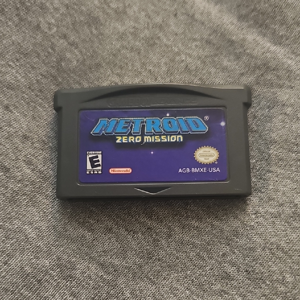 Nintendo Metroid: Zero Mission Game Cartridge For Gameboy Advance